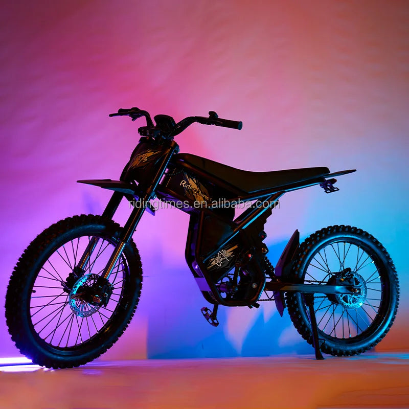 Ridingtimes GT73 Electric Dirt Ebike USA CA EU Warehouse High Speed Fat Tire Off Road Electric Mountain Trail Bike 2400w Motor