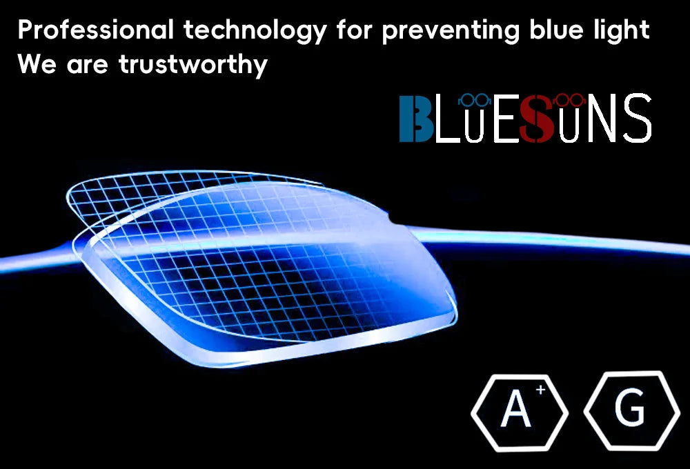 New blue light blocking glasses with red and orange lenses for fatigue protection and fashionable design wearing during gaming