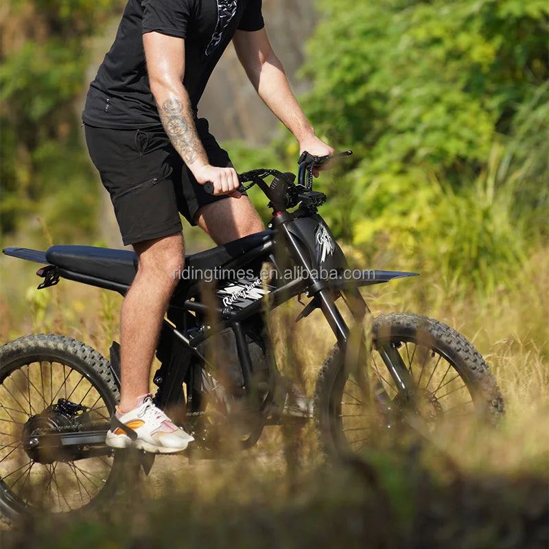Ridingtimes GT73 Electric Dirt Ebike USA CA EU Warehouse High Speed Fat Tire Off Road Electric Mountain Trail Bike 2400w Motor