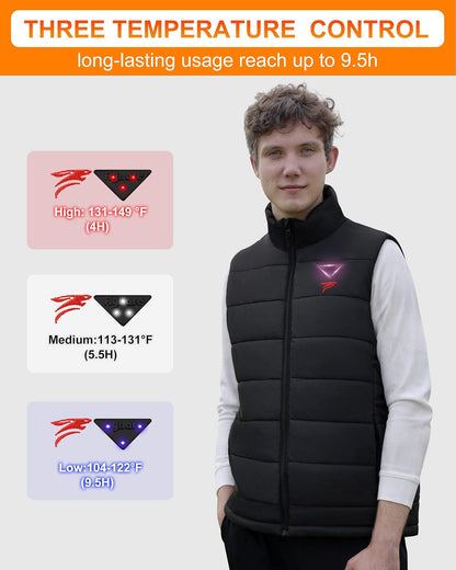 Heated Vest for Men with Battery Pack Included, Warming Men'S Heated Vest Electric, Lightweight Heated Jacket